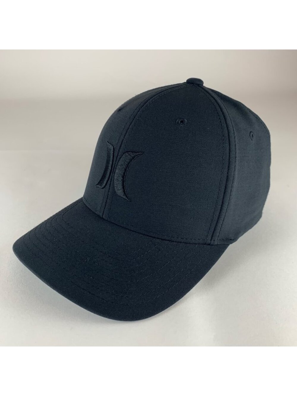 Hurley Black Stretch Fitted Hat Mens S/M